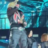 Chris Brown The R&B Tour Toronto Red And Black Leather Jacket