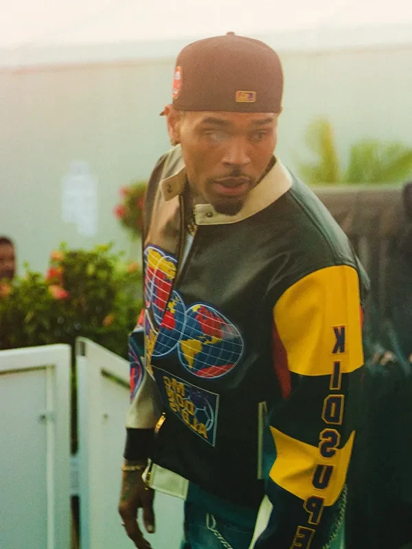 Chris Brown KidSuper x McDonald's Moto Jacket - Image 4