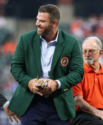Chris Davis Orioles Hall of Fame Green Jacket