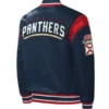 Christiansen Florida Panthers Force Play Satin Varsity Jacket