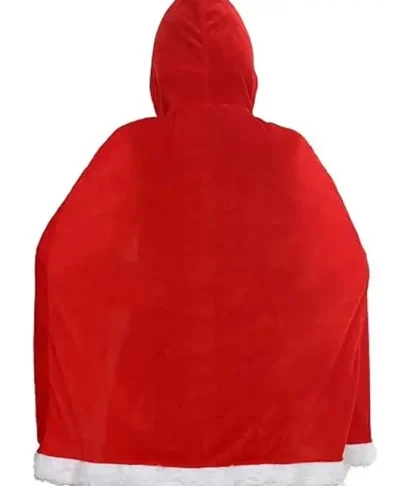 Christmas Red Santa Claus Hooded Cloak
