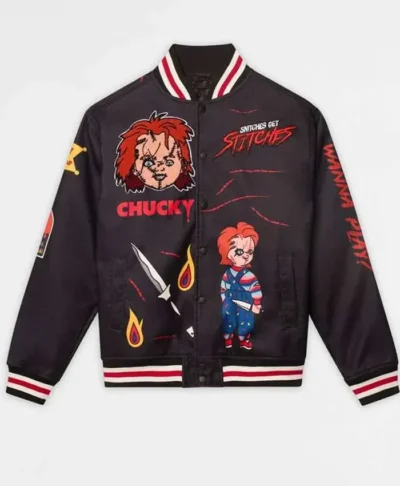 Chucky Black Varsity Jacket