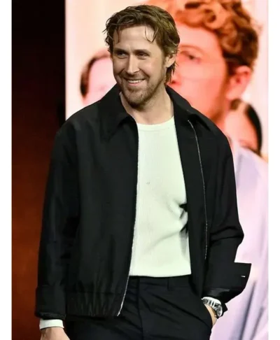 CinemaCon 2025 Ryan Gosling Black Cotton Jacket