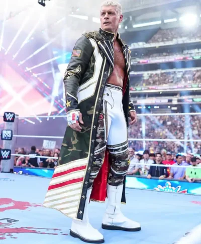 Cody Rhodes SummerSlam 2026 Leather Coat