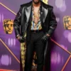 Colman Domingo BAFTA Black Leather Coat