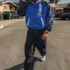 Corteiz x GTA VI Blue Racing Zip-Up Jacket