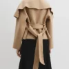 Country Road Soft Waterfall Belt Jacket