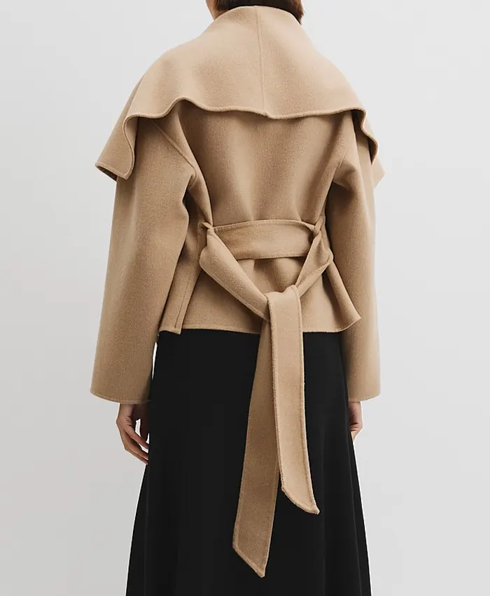 Country Road Soft Waterfall Belt Jacket