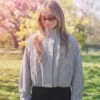 Courtney Green TOWIE Checkered Bomber Jacket