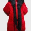 Cruella Deville D23 Expo Red And Black Fur Coat