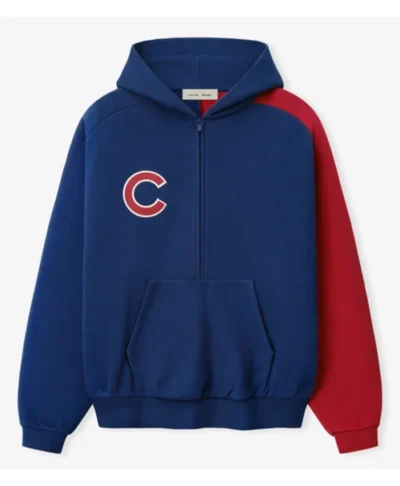 Cubs Fear of God x MLB Half-Zip Raglan Hoodie