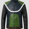 DBZ Broly Bardock Green Leather Jacket