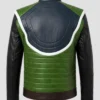 DBZ Broly Bardock Green Leather Jacket