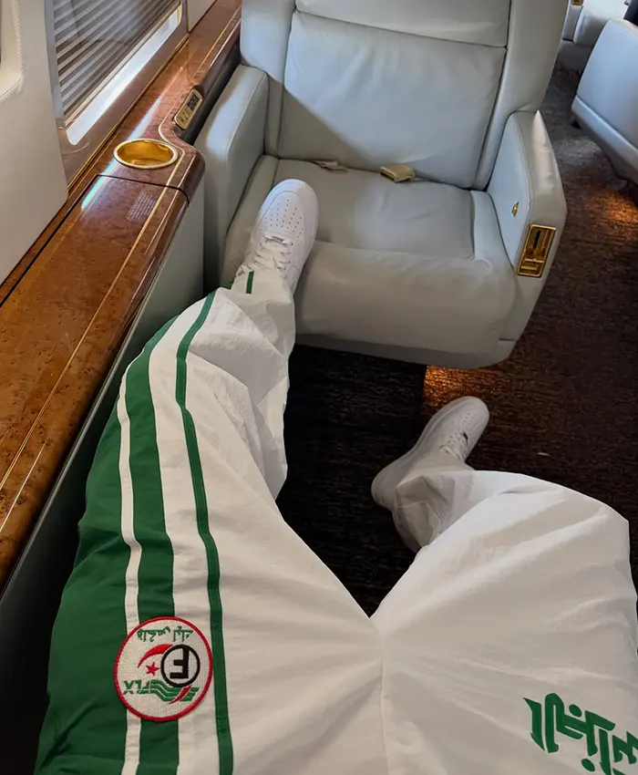 DJ Snake Algerian White And Green Tracksuit