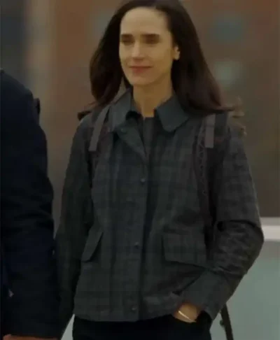 Dark Matter S02 Daniela Vargas Dessen Checked Jacket