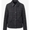 Dark Matter S02 Daniela Vargas Dessen Checked Jacket