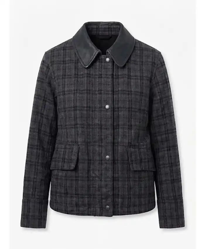 Dark Matter S02 Daniela Vargas Dessen Checked Jacket