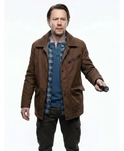 Dark Matter S02 Jimmi Simpson Brown Jacket