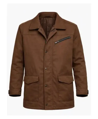 Dark Matter S02 Jimmi Simpson Brown Jacket