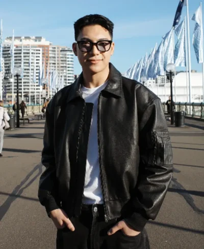 Darren Espanto Sydney 2026 Leather Jacket