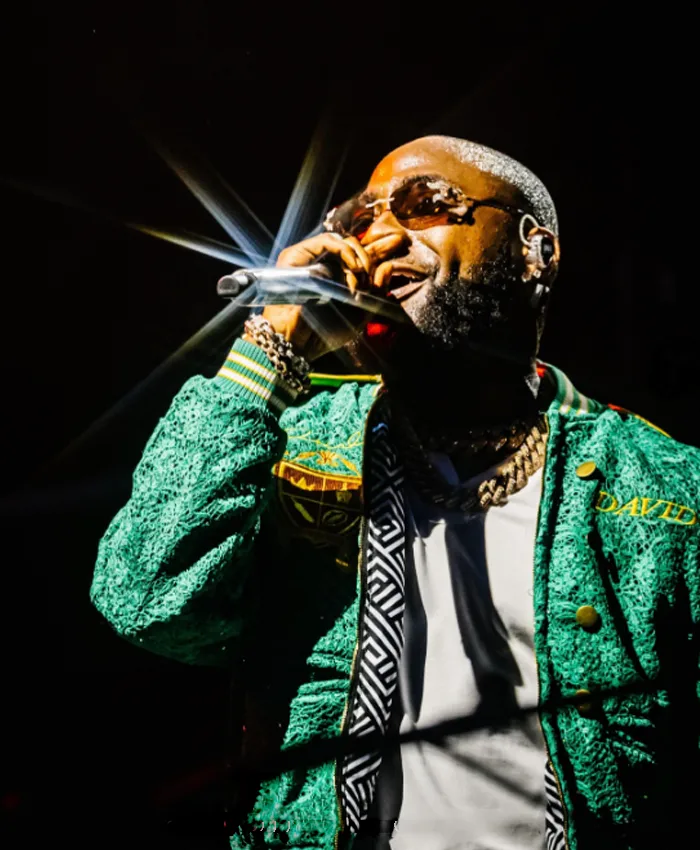 David Adeleke London Show 2026 Green Jacket