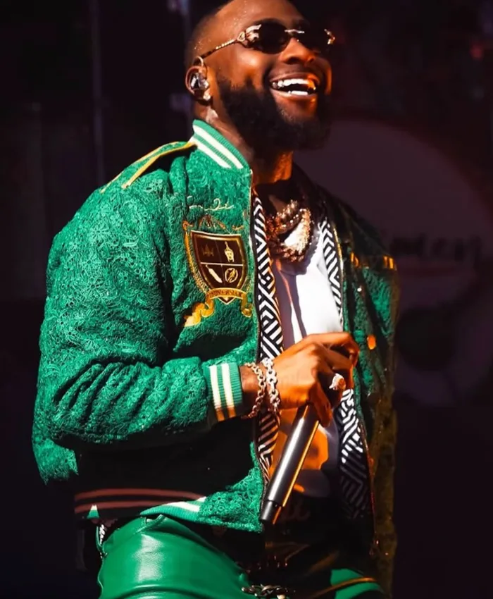 David Adeleke London Show 2026 Green Jacket