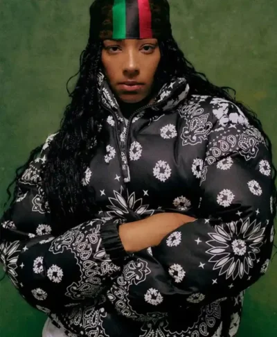 Denim Tears Fall 2026 Black Bandana Puffer Jacket