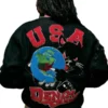Denim Tears Fall 2026 USA Globe Panther Black Jacket
