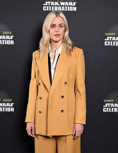 Denise Gough Ahsoka Premiere Red Carpet Suit