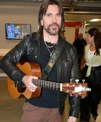 Despierta America 2026 Juanes Leather Jacket