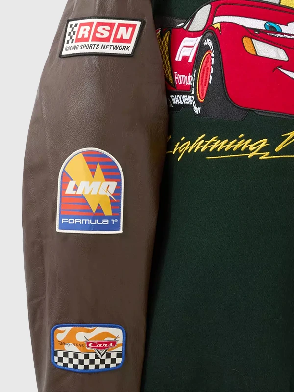 Disney x Formula 1 Lightning McQueen Varsity Jacket - Image 4