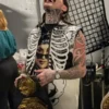 Dominik Mysterio WWE Raw White Skeleton Vest