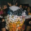 Drake Chrome Hearts Multicolor Leather Jacket