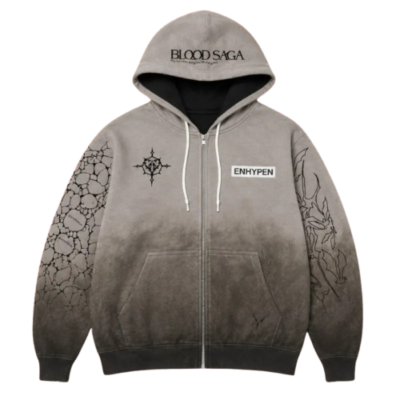 ENHYPEN Blood Saga World Tour North America Zip Up Hoodie