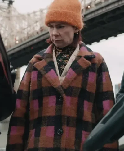Elsbeth 2024 Carrie Preston Plaid Coat