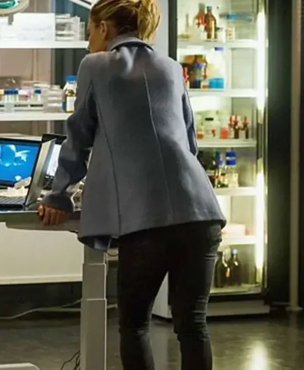 Emilia Fox Silent Witness S21 Blue Coat
