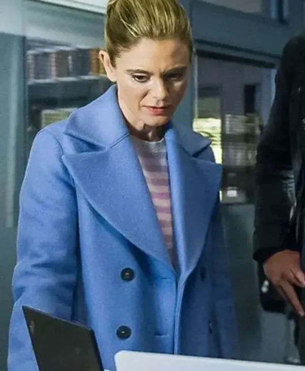 Emilia Fox Silent Witness S21 Blue Coat