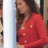 Emily In Paris Ashley Park Red Knitted Jacket