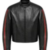 EsDeeKid Gucci Primavera Black Leather Jacket