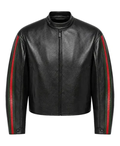 EsDeeKid Gucci Primavera Black Leather Jacket