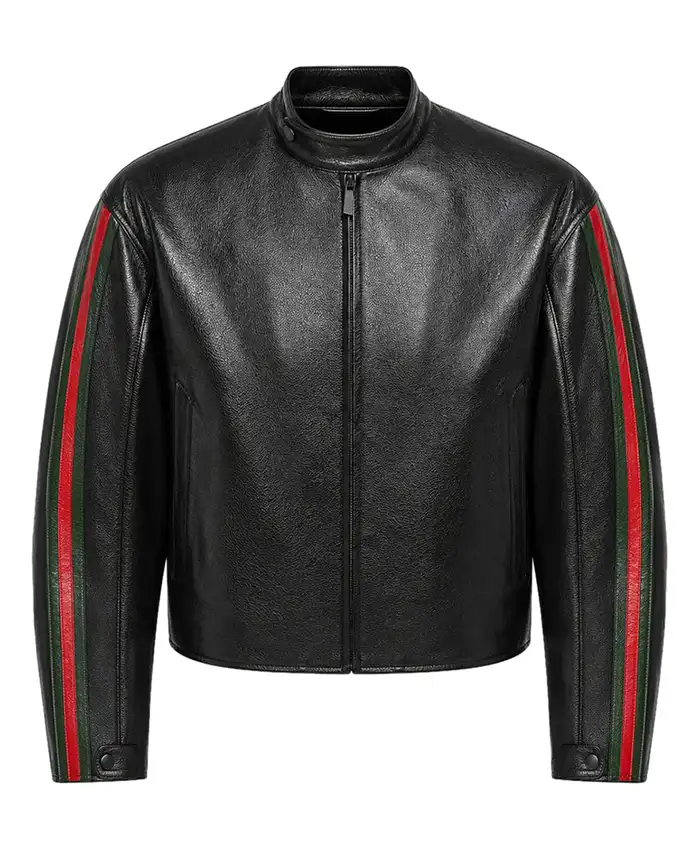 EsDeeKid Gucci Primavera Black Leather Jacket