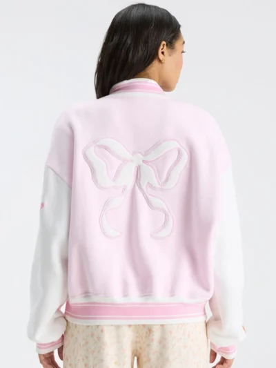 Fanatics x LoveShackFancy Miami College Varsity Jacket