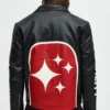 Free Your Mind Faux Leather Racing Jacket