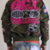 First Row ACT TODAY Multi Patches MA-1 Bomber Jacket