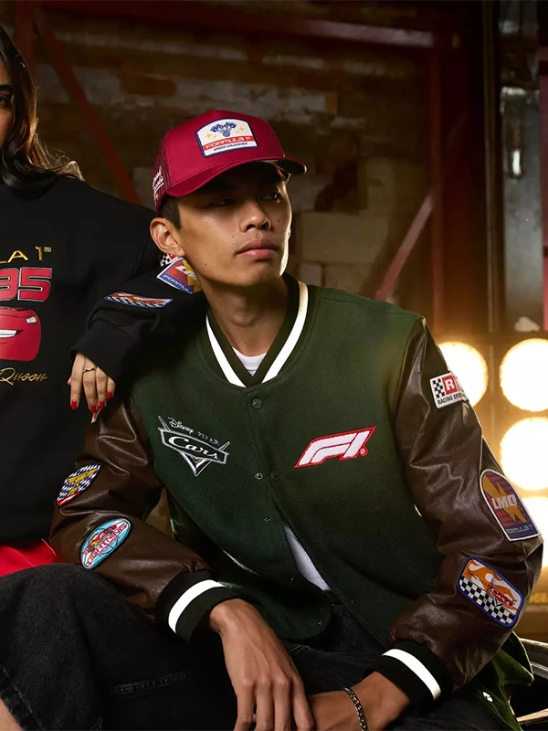 Disney x Formula 1 Lightning McQueen Varsity Jacket - Image 3