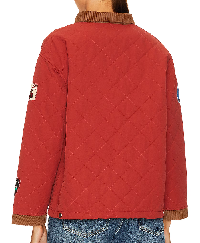 Found Quilt Patch Red Jacket