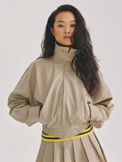 Gap × Malbon Twill Bomber Jacket