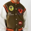 Garden Logo Retro Varsity Letterman Jacket