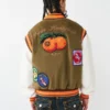Garden Logo Retro Varsity Letterman Jacket