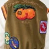 Garden Logo Retro Varsity Letterman Jacket